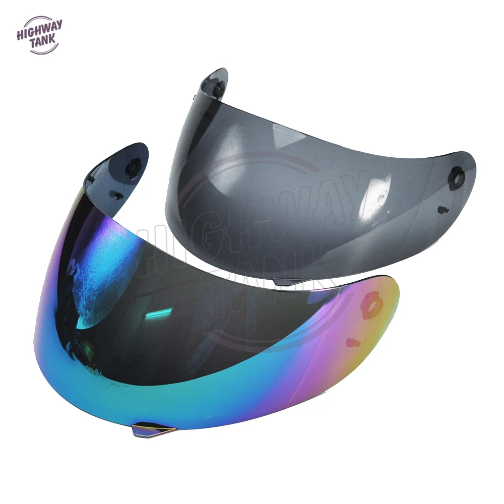 new 1 Pcs Iridium / light smoke motorcycle helmet visor lens Full Face
