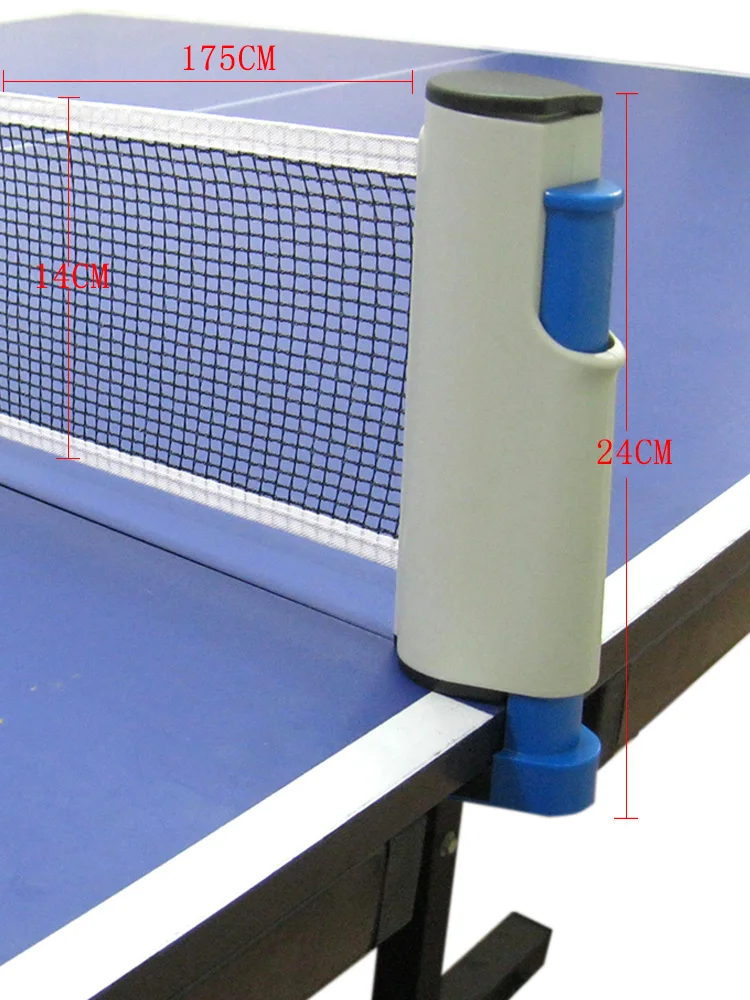 Сетка для настольного тенниса сетки с сеткой костюм толще Внутренняя сетка с телескопическим креплением Открытый Настольный теннис пост и