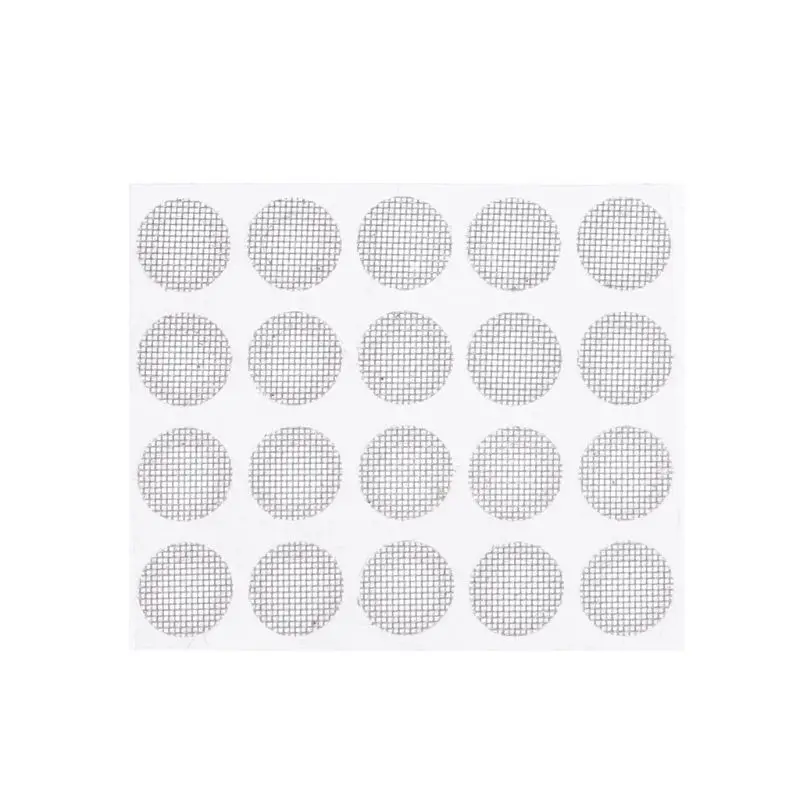 

20PCS Dust Network Shell Earphones Headphones Case Steel Mesh Anti-Dust Dustproof Self-adhesive