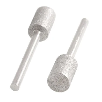 

DSHA New Hot 4x 8mm Cylinder Head Diamond Mounted Points Grinding Bits 45mm Long