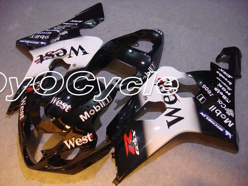 

For 04-05 Suzuki GSXR600 GSXR750 K4 GSXR 600 750 Injection Motorcycle ABS Fairing Bodywork Kit 2004 2005 Black White