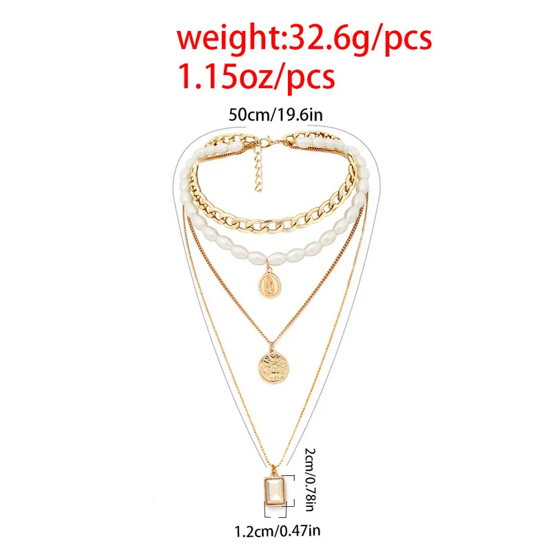 Gothic Chunky chain Choker Necklace Punk rock Statement Necklace Women goth Jewelry Vintage collier femme fashion jewelry