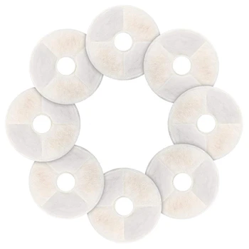 

Carbon Replacement Filters For Pet Fountain - 8 Packs Concentrated Carbon Technology Filters For Cat And Dog Automatic Flower