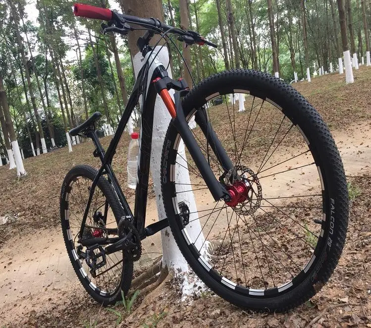 Perfect Kalosse  air fork  Hydraulic brakes   bike  29er   29*19 inch  tyre dirt bik  bicicleta mountain bike   29er  24/27/30 speed 2