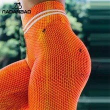NADANBAO, сексуальные, пуш-ап, высокая талия, женские леггинсы, соты, 3D, спортивные, для фитнеса, леггинсы размера плюс, леггинсы для женщин, штаны