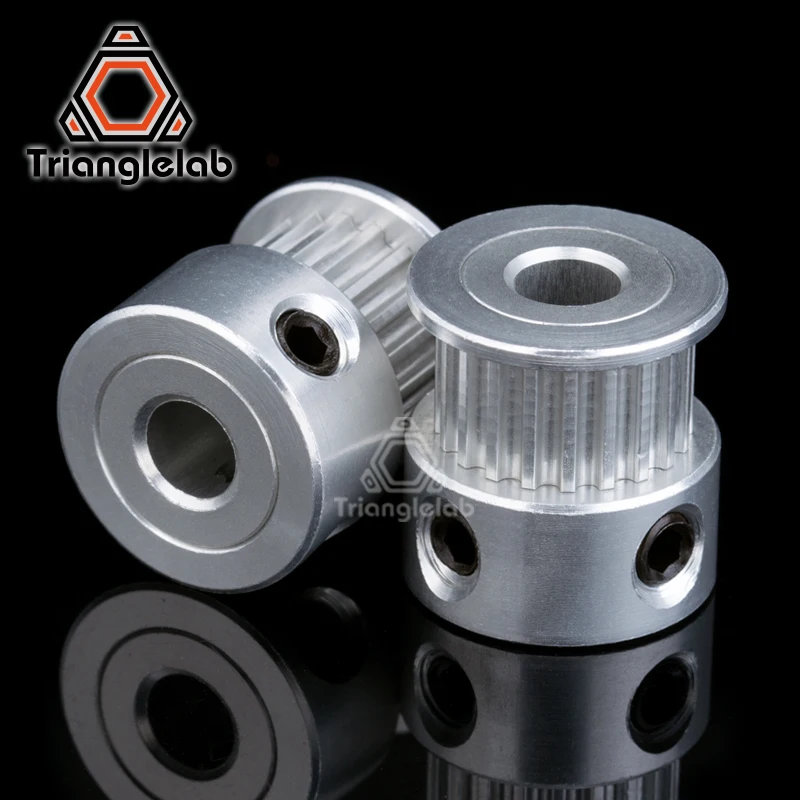 Trianglelab 3d طابعة أجزاء 2GT6 20 الأسنان حفرة 5 ملليمتر مؤقت اشتعال بكرة والعتاد عجلة ضرس ل 3D طابعة