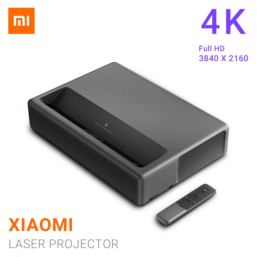 Xiaomi Mijia 4K лазерный проектор ALPD 3D 5000 люмен T968 H Cortex A53 4 ядерный 3840X2160 ТВ домашний