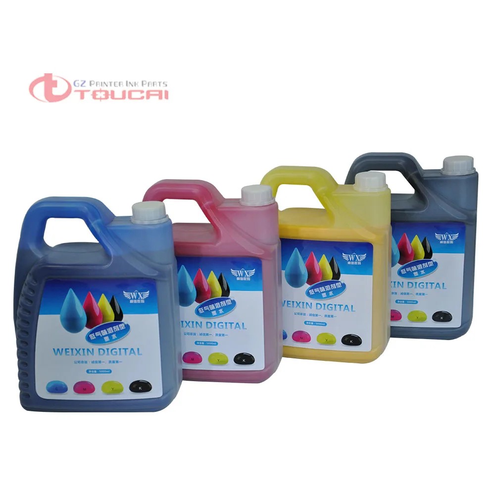 

Low smell CMYK 4Bottle /Lot Starfire 1024 10PL 25PL solvent ink for witcolor printer ink