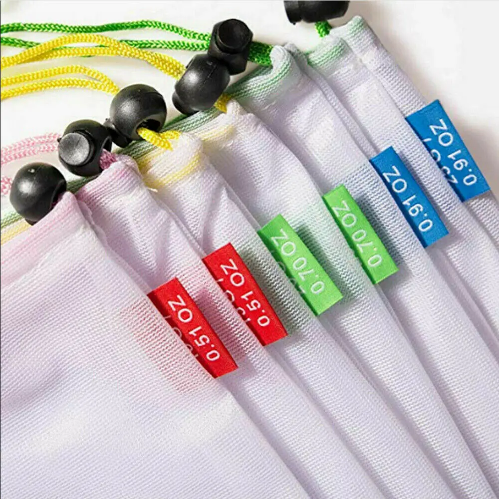 12pcs Reusable Mesh Produce Bags Washable Eco Friendly Bags Shopping Bags for Grocery Shopping Storage Fruit Vegetable Toys