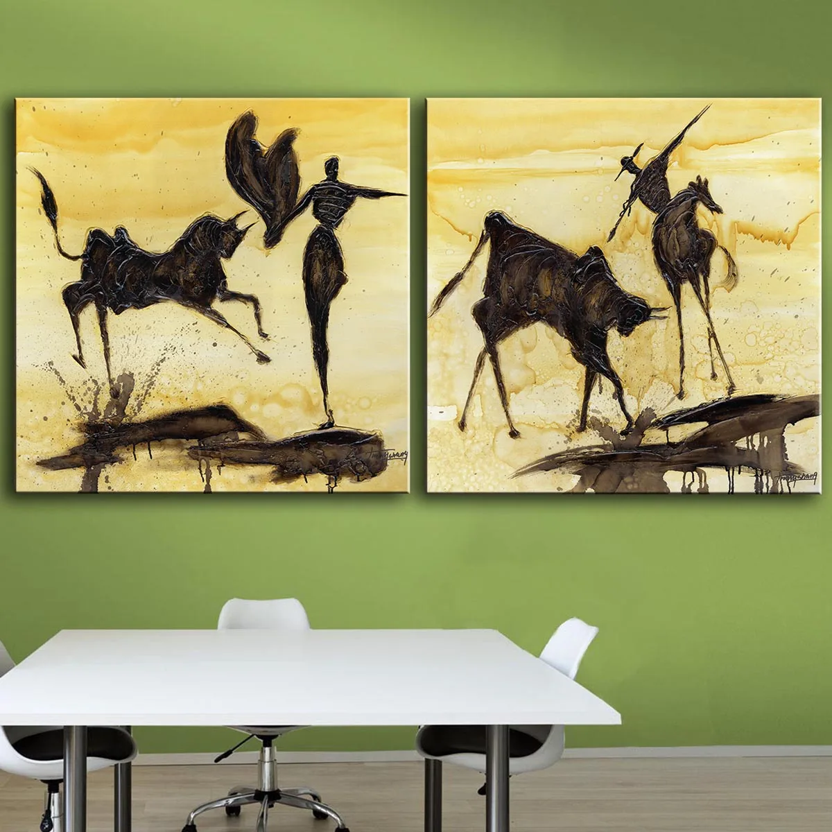 Compare prices on abstract oil painting ideas online shopping/buy ...