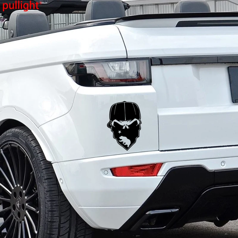 Personality Classic Gangster California Mask Skull Decal Sticker Car Window