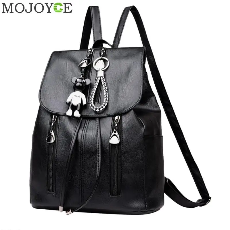 

PU Leather Women Backpacks Brand Designer Drawstring School Bags for Teenage Girls Shoulder Bag Travel Daypacks Female Rucksacks