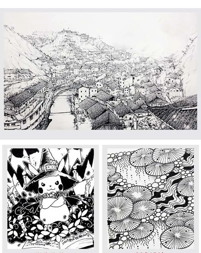 Пигментный лайнер Micron Pen Neelde мягкие кисти для рисования ручки 005 01 02 03 04 05 08 1 0