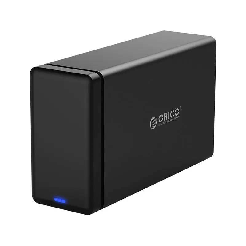 Ns200C3 2 отсека Hdd корпус type-C жесткий диск внешний док-кейс с поддержкой Raid 20 ТБ хранения Usb3.1 5 Гбит/с Uasp ограждение для жёсткого диска