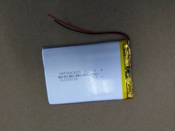 

3.7v li po li-ion batteries 3 7 v Packet 3.7V polymer battery 405070 2000mAh