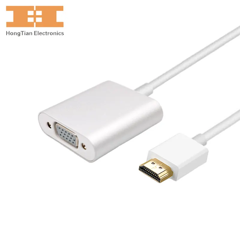 

HDMI to VGA adapter Digital to Analog Video Audio Converter Cable hdmi vga connector 1080p for PC Laptop TV Box Projector