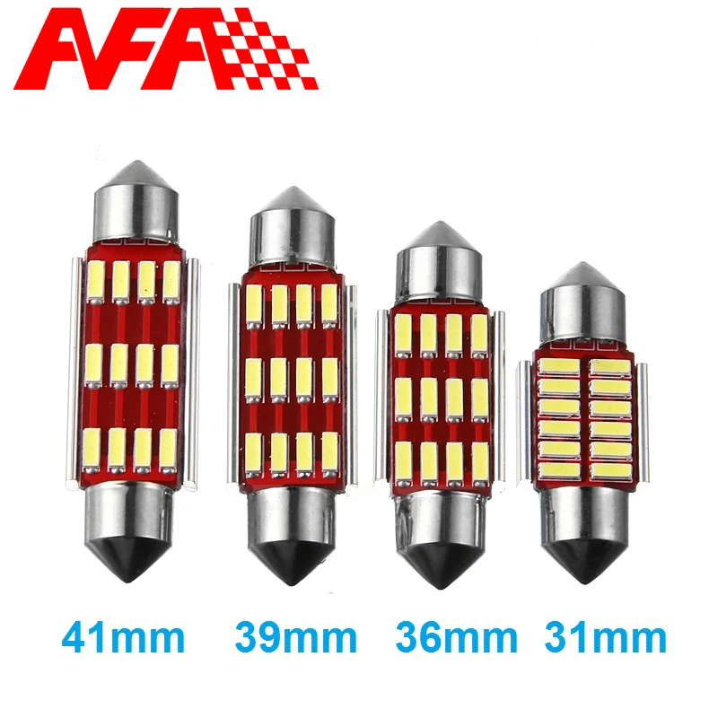 

Festoon C5W C10W 239 272 SV8.5 39mm 41mm 36mm 31mm Canbus Ceramic LED Bulb SMD Clearance Reading Instrument panel Trunk License
