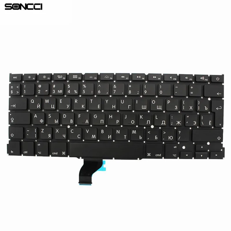 Soncci A1502 NEW Russian Keyboard For Apple Macbook Pro A1502 13