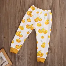 2017 Halloween Kids Trousers Baby Boy Girl Pumpkin Bottom Leggings Harem Cotton Pants