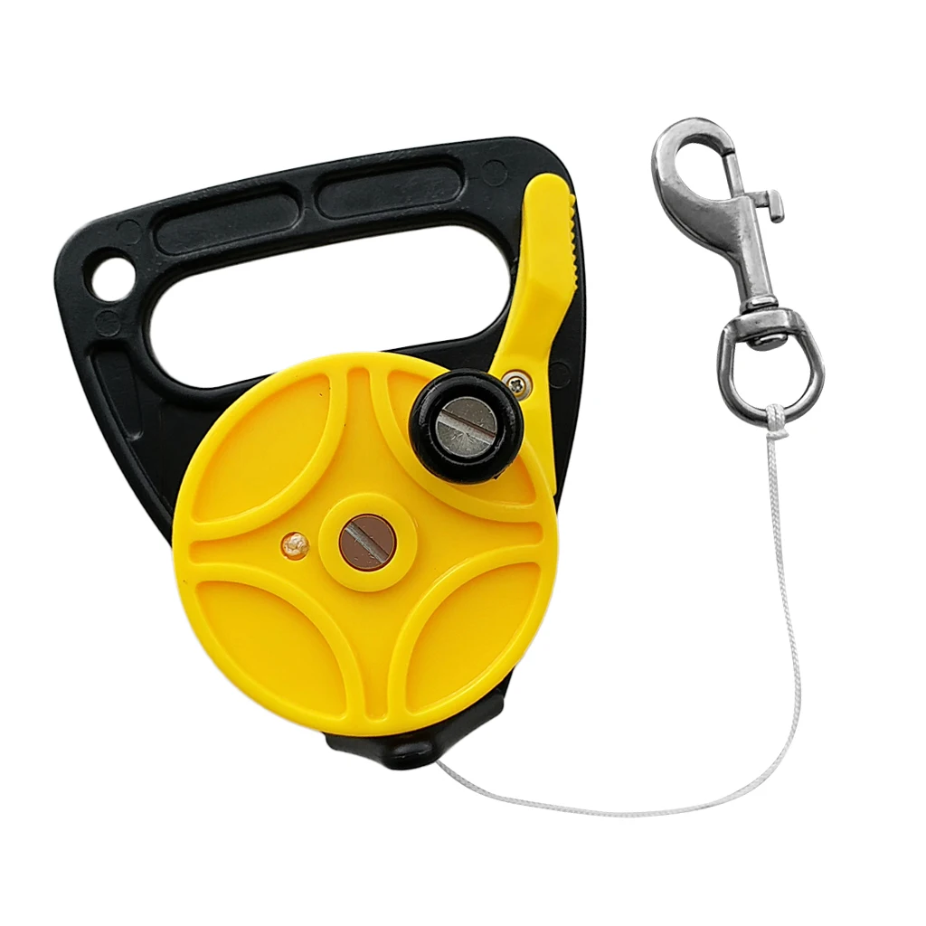 

MagiDeal Scuba Diving Diver Reel Kayak Anchor & Handle, Line, Single Ended Bolt Snap Single End Bolt Snap