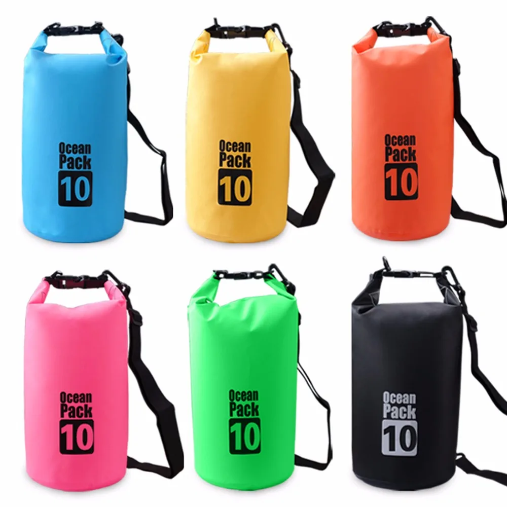 Panegy 10L Dry Bags Waterproof Roll Top Sack Ultralight Kayak Fishing panegy-10l-dry-bags-waterproof-roll-top-sack-ultralight-kayak-fishing