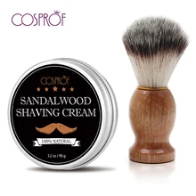 Cosprof мужское Мыло для бритья и набор кистей деревянная для бритья мыло для бритья крем мыло для бритья парикмахерские персональные инструменты для ухода за лицом