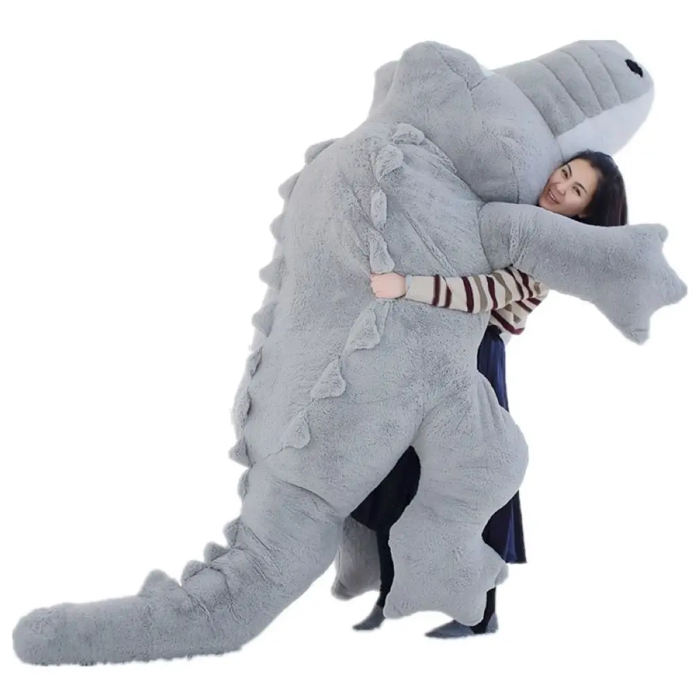 

Fancytrader 118'' Jumbo Giant Plush Crocodile Toy Soft Stuffed Alligator Sofa Bed Great Gift 300cm Biggest all Over the World