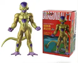 HKXZM аниме Dragon Ball 13 см золотой Frieza ПВХ фигура Brinquedos Коллекционная модель игрушки Рождественский подарок