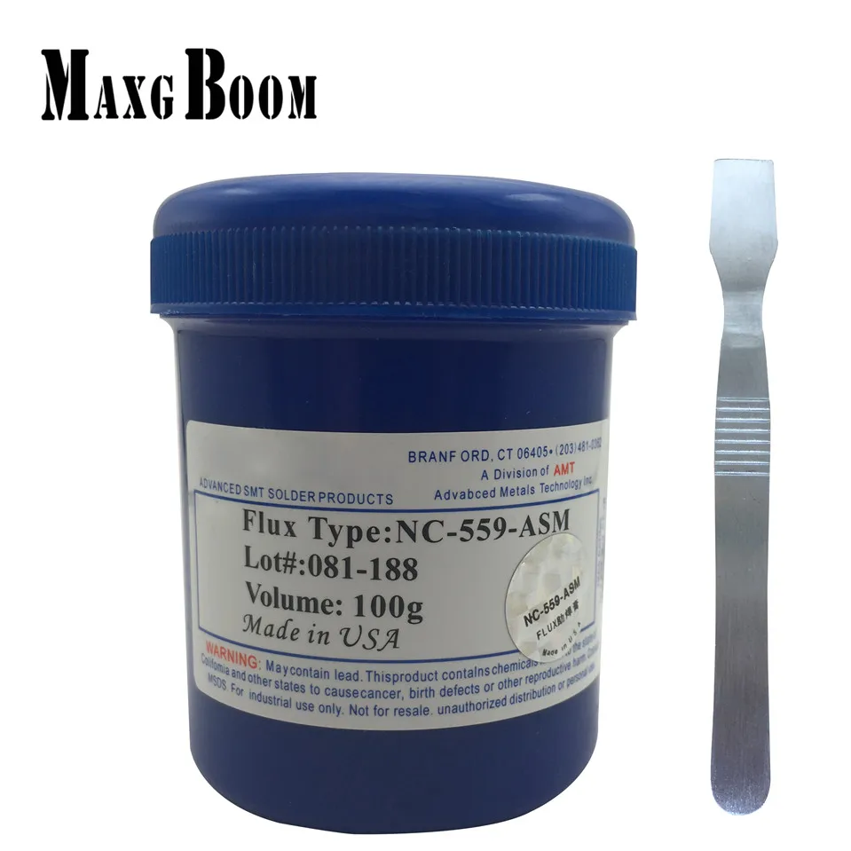 

Original Product 100g NC-559-ASM poaste of no-clean type used to solder bag and welding tools