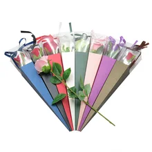 День Святого Валентина Подарочная коробка Одиночная романтическая роза цветок коробка праздник на заказ креативная Подарочная коробка цветы посылка цветочный магазин