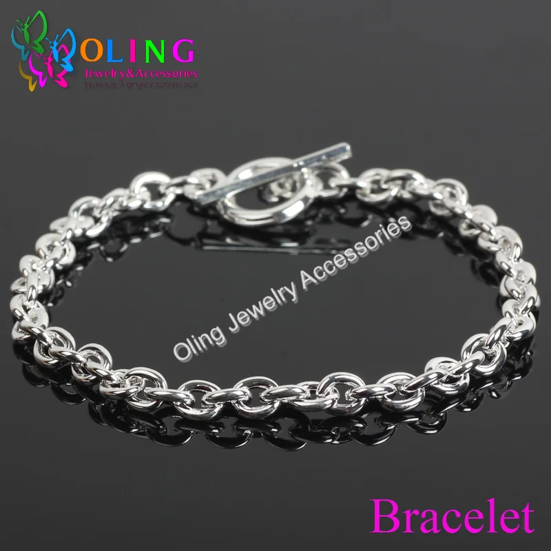 Silver plated font b Bracelet b font 925 sterling silver Jewelry font b Bracelet b font