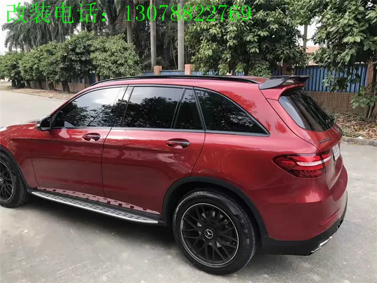 Подходит для Mercedes Benz 16-17 лет GLC200 GLC260 GLC300GLC63 углеродное волокно спойлер хвост