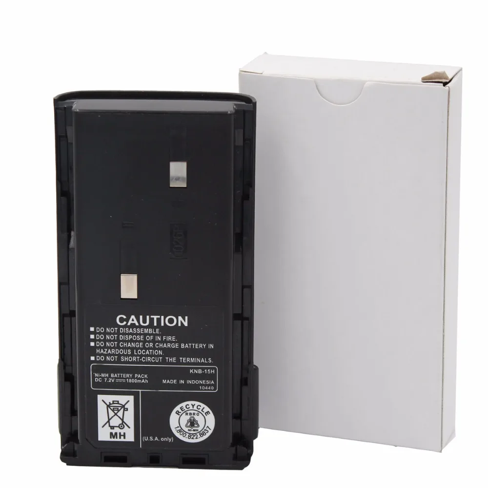

Abbree KNB-14 1800mAh 7.2V Ni-MH Radio Battery for For Kenwood KNB-15 Tk-272G TK-372G TK-260 TK-270KNB-20N TK2107, TK3107
