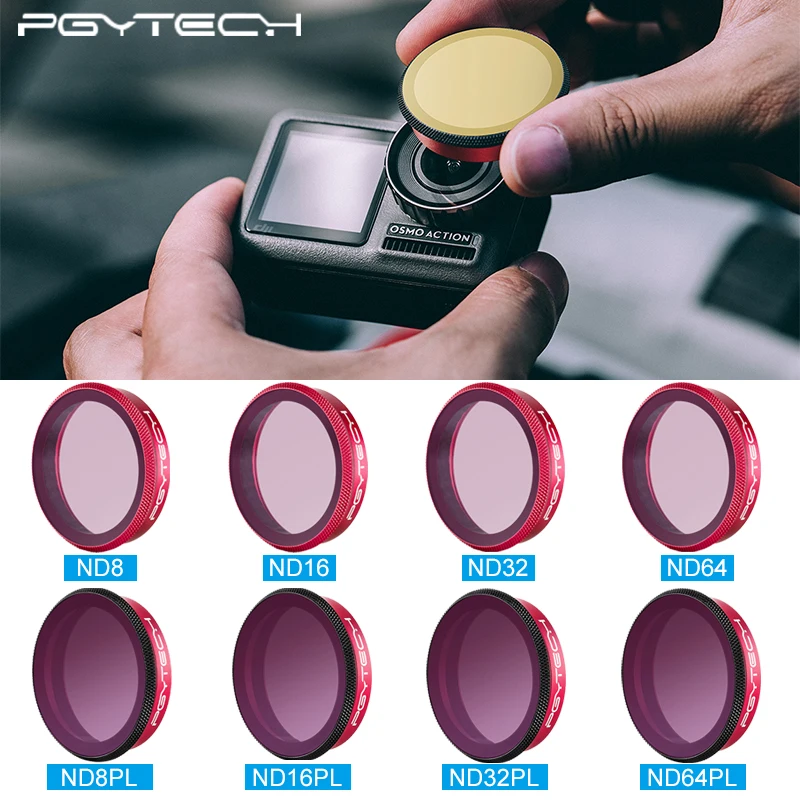 PGYTECH DJI Osmo Action Camera Lens Filters Kits