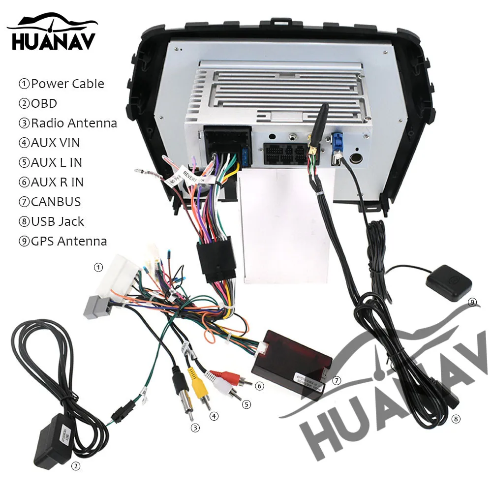 Flash Deal HUANVA Android7.1 Stereo Automedia no Car DVD Player GPS Navigation For Nissan Maxima Auto AC Edition 2016 2017 player Headunit 5