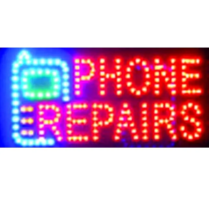 Новое поступление супер яркие Подгонянные вывески со светодиодами ремонт светодиодных телефонов знак billboard неоновый светодиодный телефон ремонтные знаки
