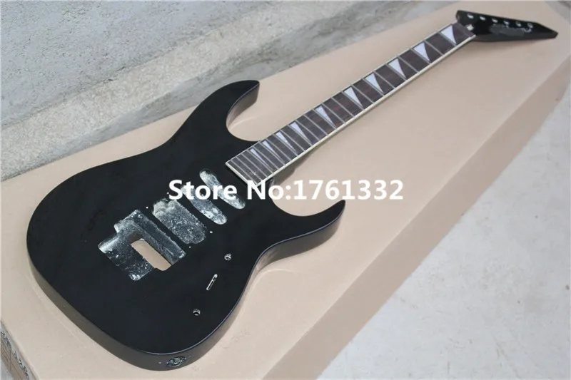 24 frets DIY semi-finished body electric guitar with rosewood fingerboard,the guitar can be customized as your request
