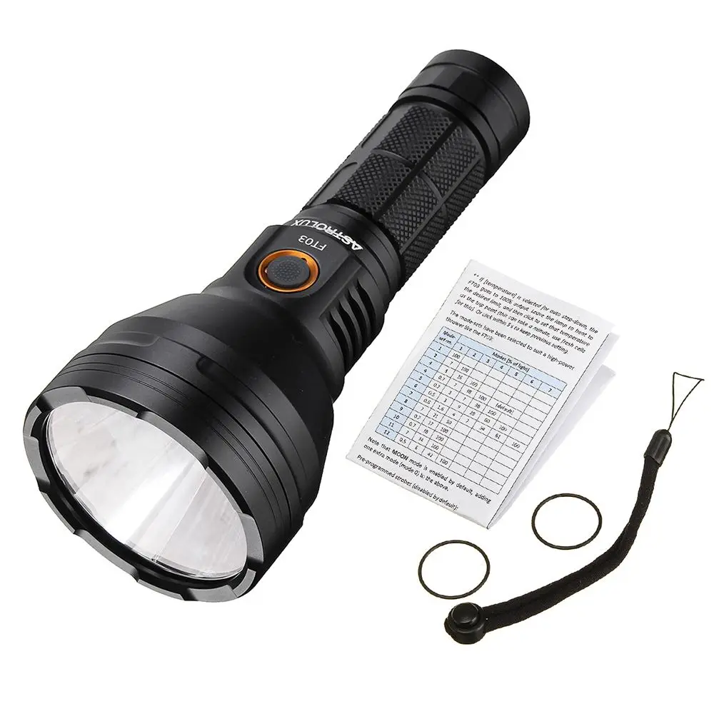 US $34.46 Astrolux Led Flashlight Ft03 Sst40W 2400lm 875m Narsilm V13 UsbC Rechargeable 2a 26650 21700 18650 Led Flashlight Mini Torch