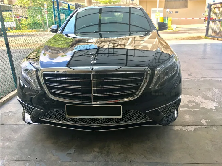 S65 передняя решетка подходит для MB S CLASS w222 S320 S400 S500 S600 S63 2013 год до S65 Стиль гоночная решетка