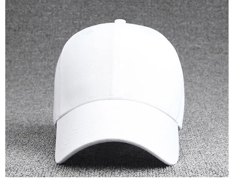 women's cap men solid unisex black women men's baseball cap men female pink with a gift (24)