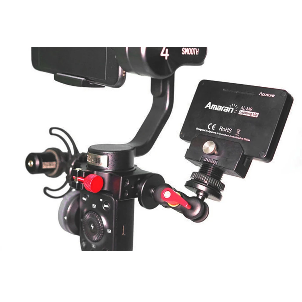 Горячий башмак адаптер для Zhiyun Smooth 4 ручной Gimbal микрофон Rode светодиодный свет