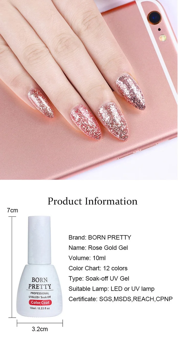 Rose Gold Color Chart