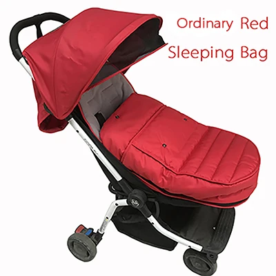 Детская коляска, спальный мешок, конверт, аксессуары для коляски, зимние спальные мешки, чехол для новорожденных, детские товары для коляски - Цвет: Ordinary red