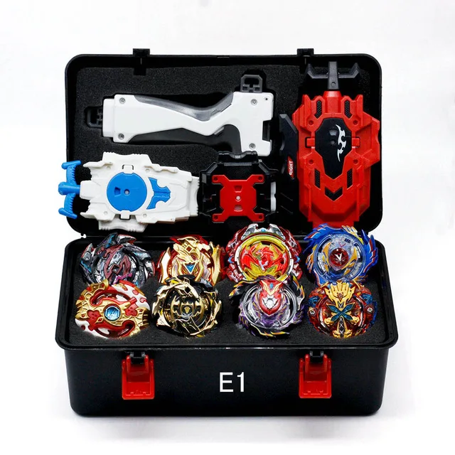 Горячая Распродажа Beyblade Burst Box спортивный стартер Zeno Excalibur B-122 B121 B120 B117 с пусковым устройством и розничной коробкой подарки для детей - Цвет: E1