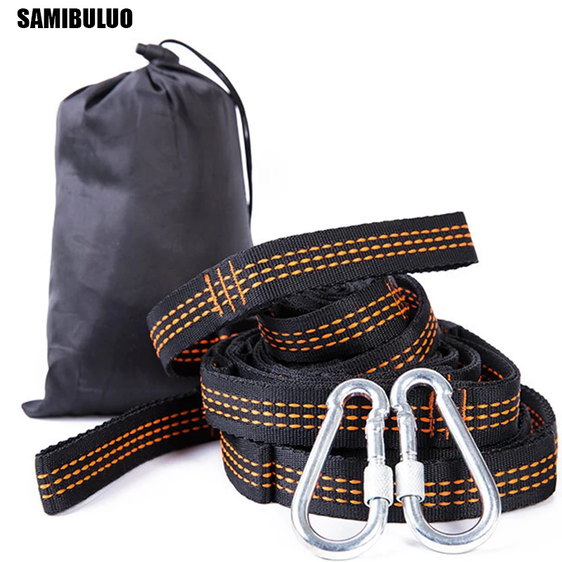 SAMIBULUO Super Strong Bandage Hammock Belts Hanging Tree Outdoor Camping Hiking Tool Hammock Rope 2pcs hooks SAMIBULUO Super Strong Bandage Hammock Belts Hanging Tree Outdoor Camping Hiking Tool Hammock Rope 2pcs hooks