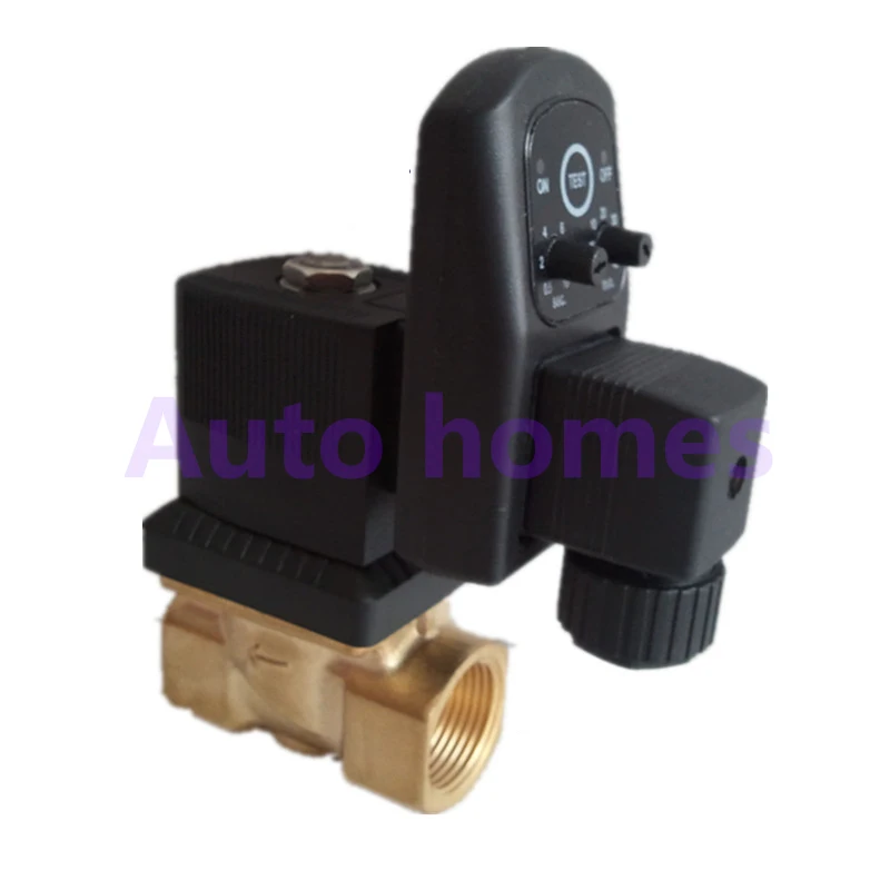 

2 way water high pressure solenoid valve brass timer drain valve 1/8" 1/4" BSP Orifice 1.5mm normally closed