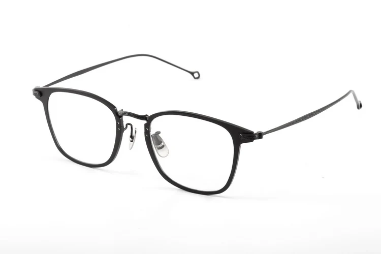 Металлический полный обод очки мужские большие размеры прямоугольник по рецепту x h-fusion оправы очков для оптических линзы для близоруких и чтения