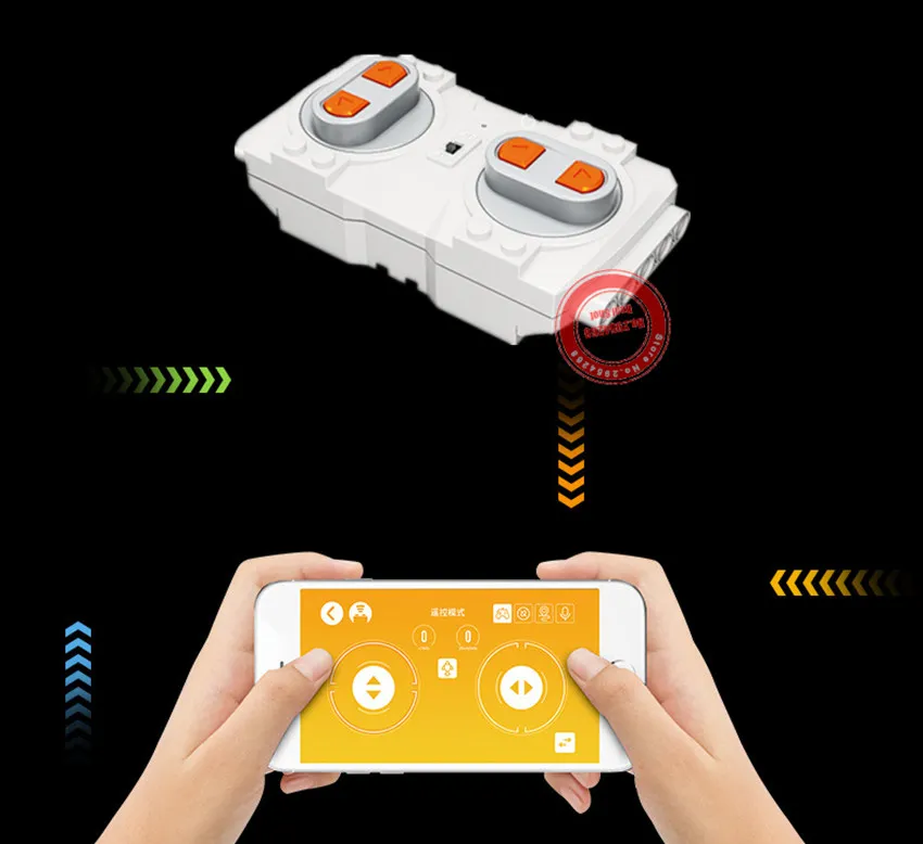 قوة المحرك وظيفة RC تتبع المتسابق الكهربائية صالح legoings تكنيك سيارة 42065 سرعة سيارة بناء كتلة الطوب نموذج طفل هدية