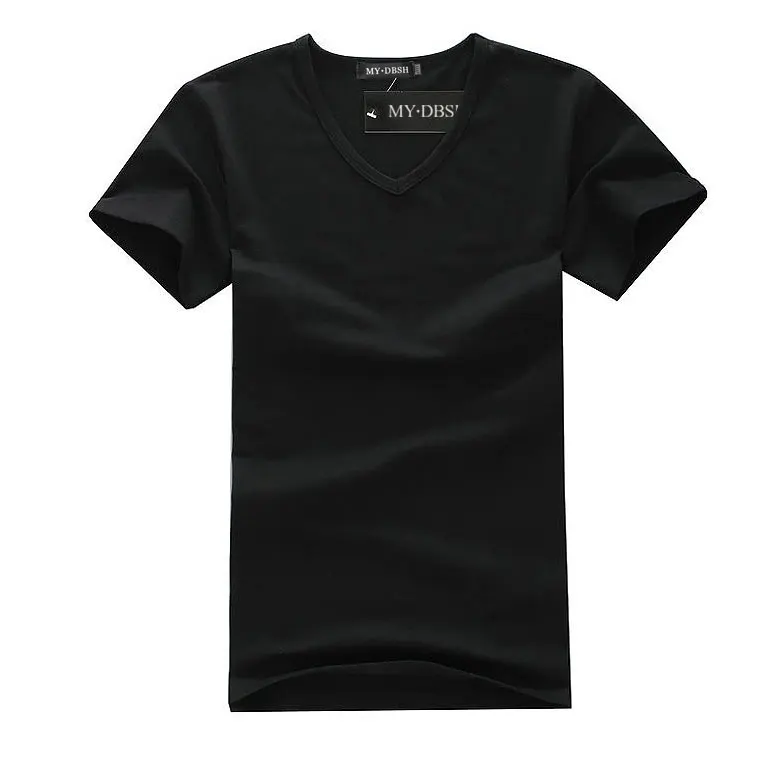 Специальная распродажа, хлопковая стрейчевая Мужская футболка, Мужская футболка с круглым вырезом и коротким рукавом, s Повседневная тонкая Однотонная футболка, мужские топы, футболки, S-5XL
