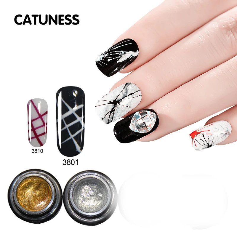 CATUNESS блестящие разноцветные переливающиеся туфли гель для ногтей Синий